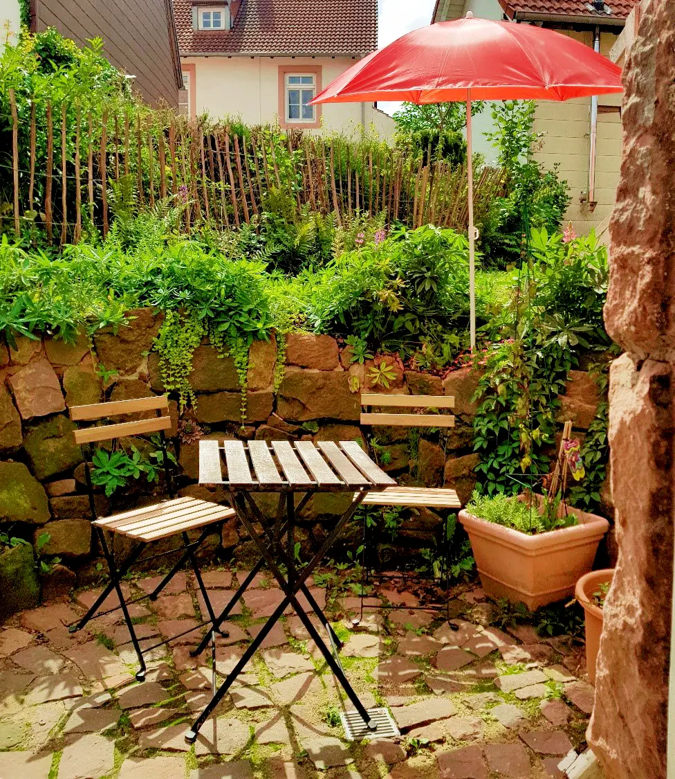 Ferienwohnung1 Terrasse